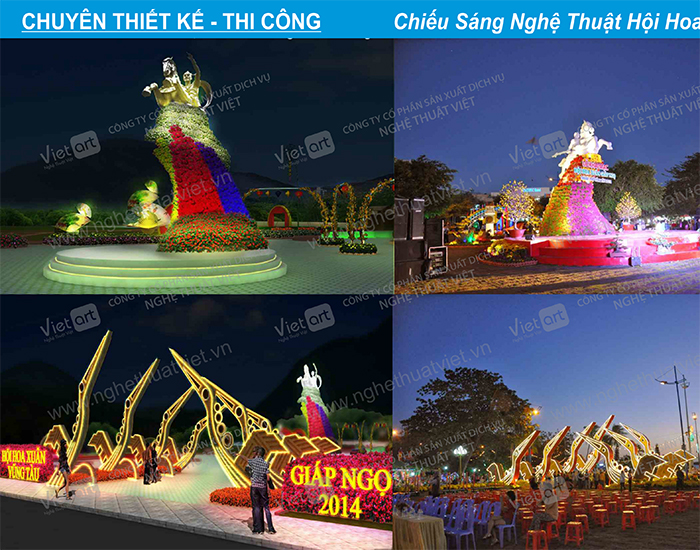 Trang trí sự kiện công viên VietArt - Nghệ Thuật Việt