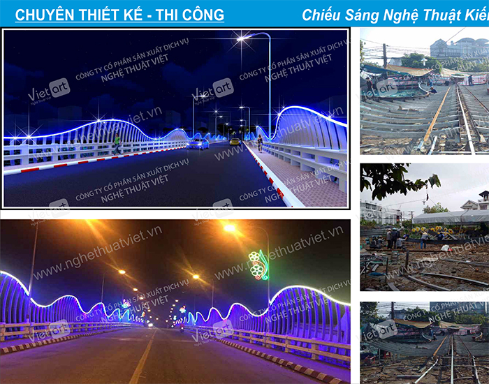Trang trí ánh sáng nghệ thuật các công trình VietArt - Nghệ Thuật Việt